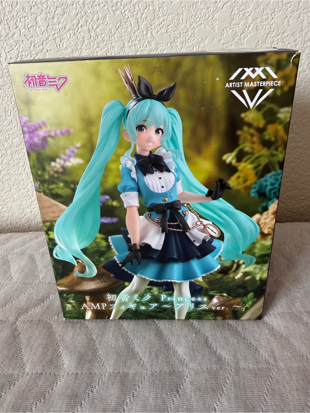 Hatsune Miku Princess Artist Masterpiece Alice Blue Hair Figure Boxed Taito